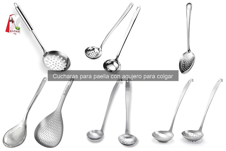 Ventajas de las cucharas para paella con agujero