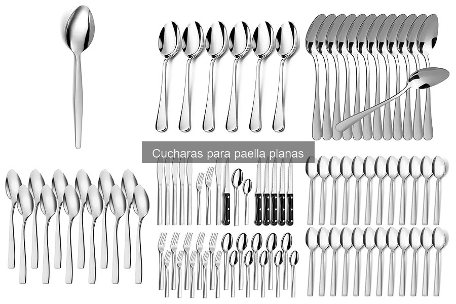 Ventajas de las cucharas para paella planas en la cocina