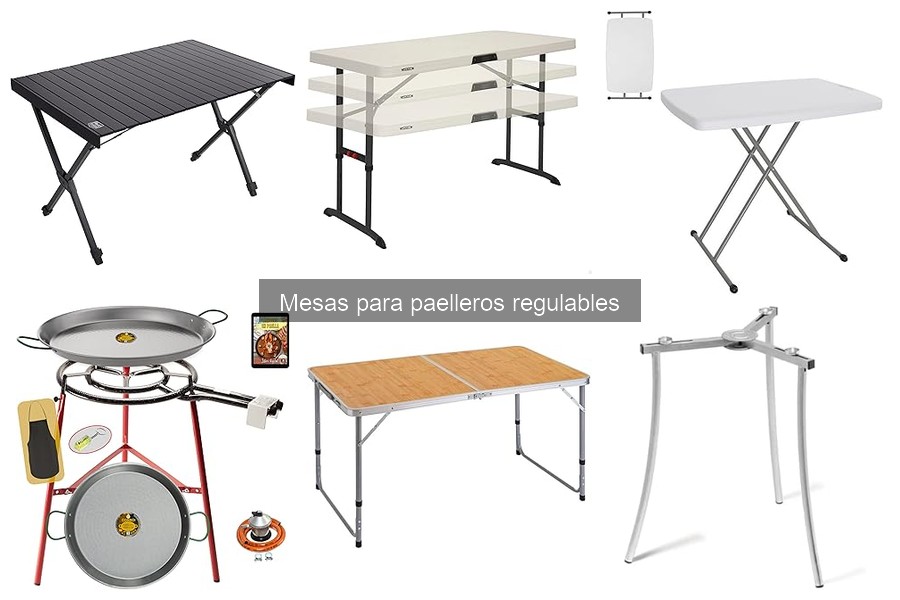 Ventajas de las mesas regulables para paelleros al cocinar