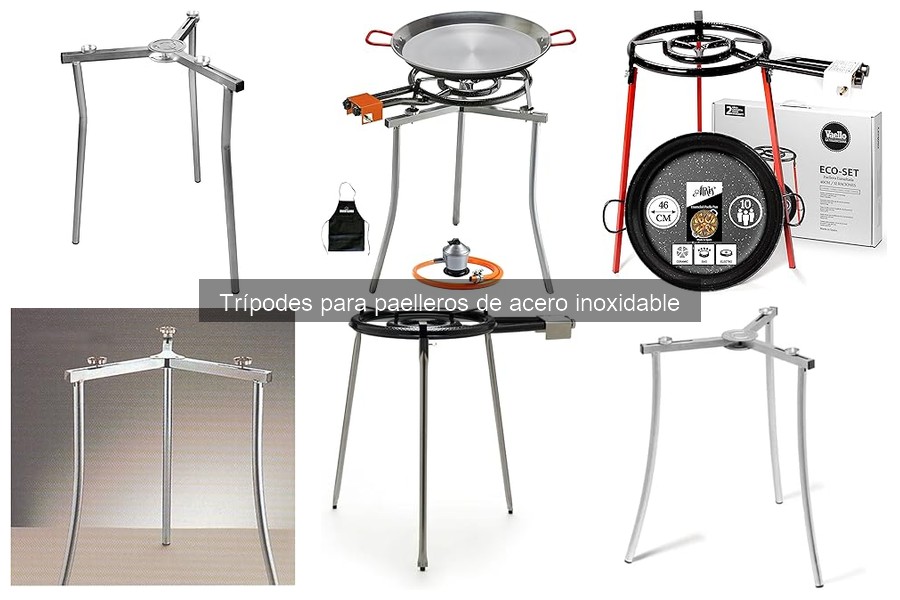 Ventajas de los trípodes de acero inoxidable para paelleros