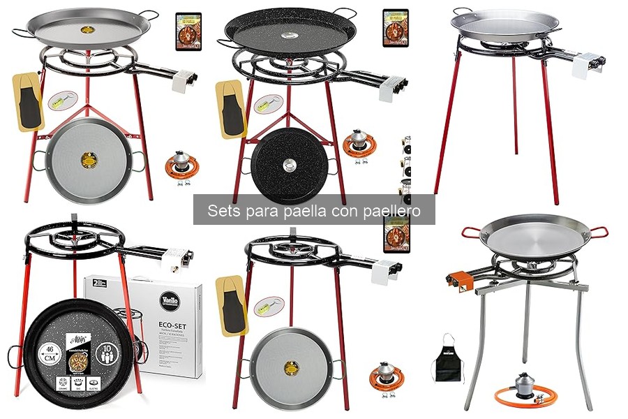 Ventajas de un set para paella con paellero para cocinar