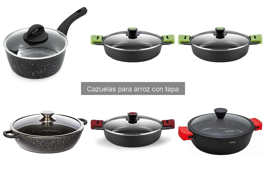 Ventajas de usar cazuelas para arroz con tapa en tu cocina