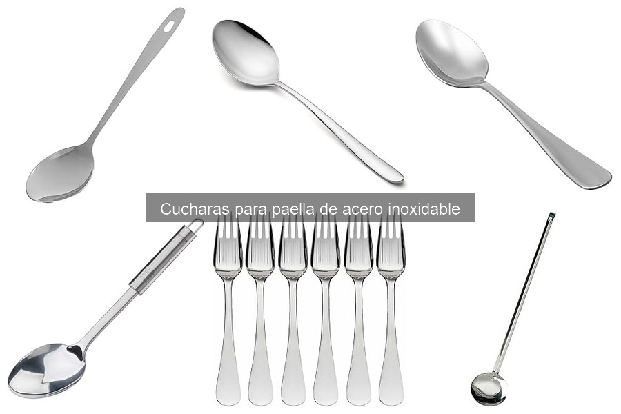 Ventajas de usar cucharas de acero inoxidable para paella