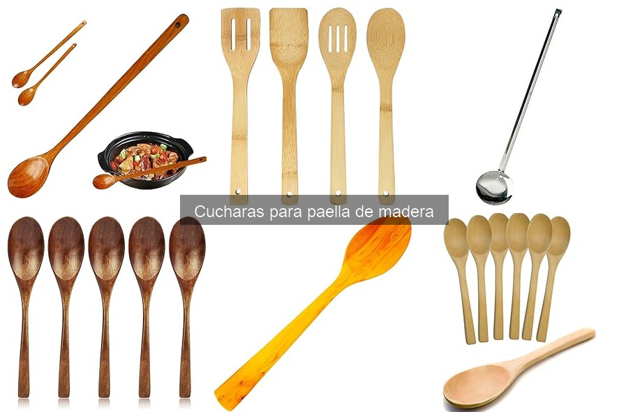 Ventajas de usar cucharas de madera para paella