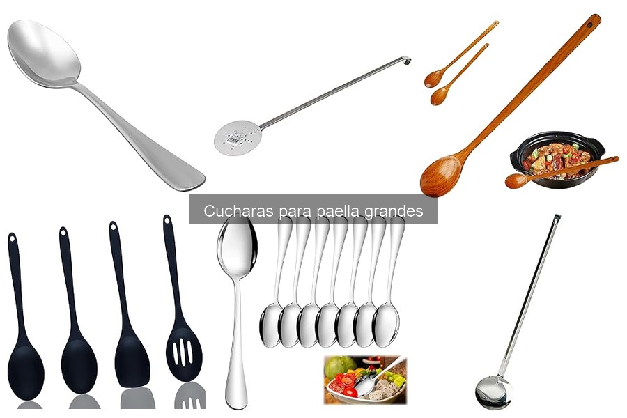 Ventajas de usar cucharas de silicona para paella