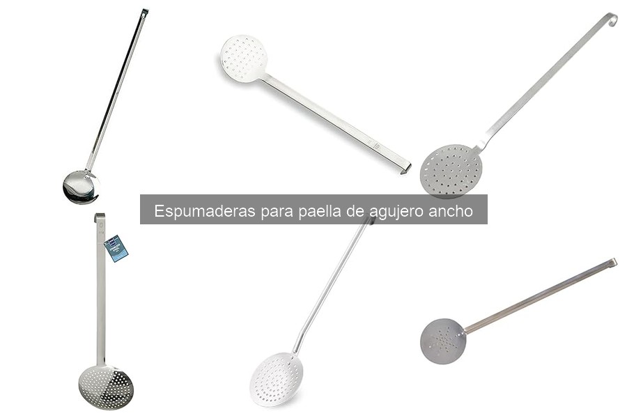 Ventajas de usar espumadera de agujero ancho para paella