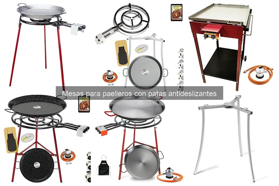 Ventajas de usar mesas para paelleros con patas antideslizantes
