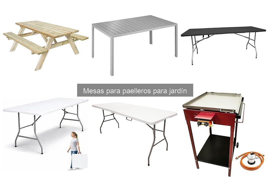 Ventajas de usar mesas para paelleros en el jardín