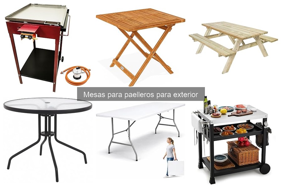 Ventajas de usar mesas para paelleros en exteriores