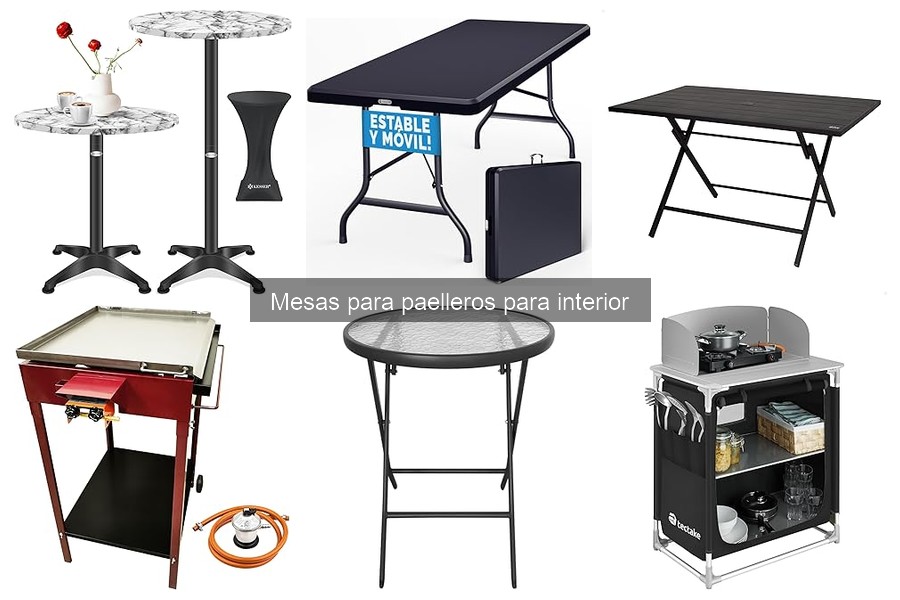 Ventajas de usar mesas para paelleros en interiores