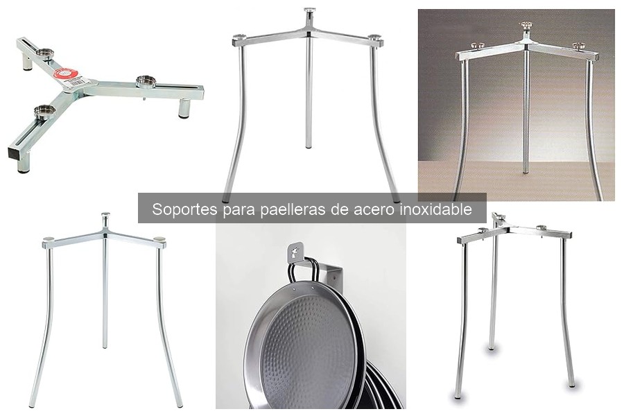 Ventajas de usar soportes de acero inoxidable para paelleras