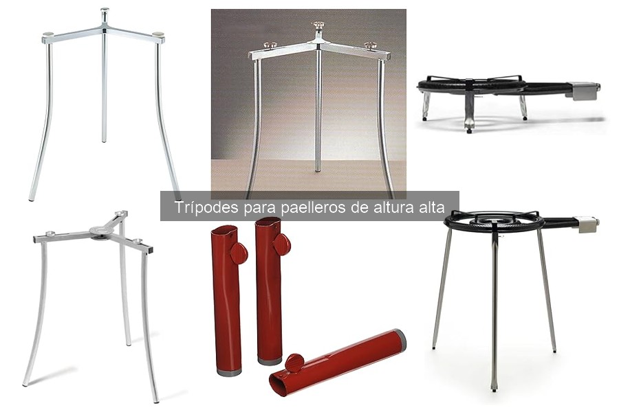Ventajas de usar trípodes altos para paelleros de altura
