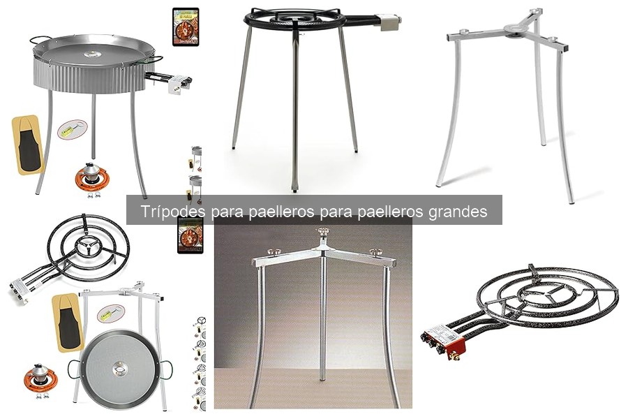 Ventajas de usar trípodes para paelleros grandes