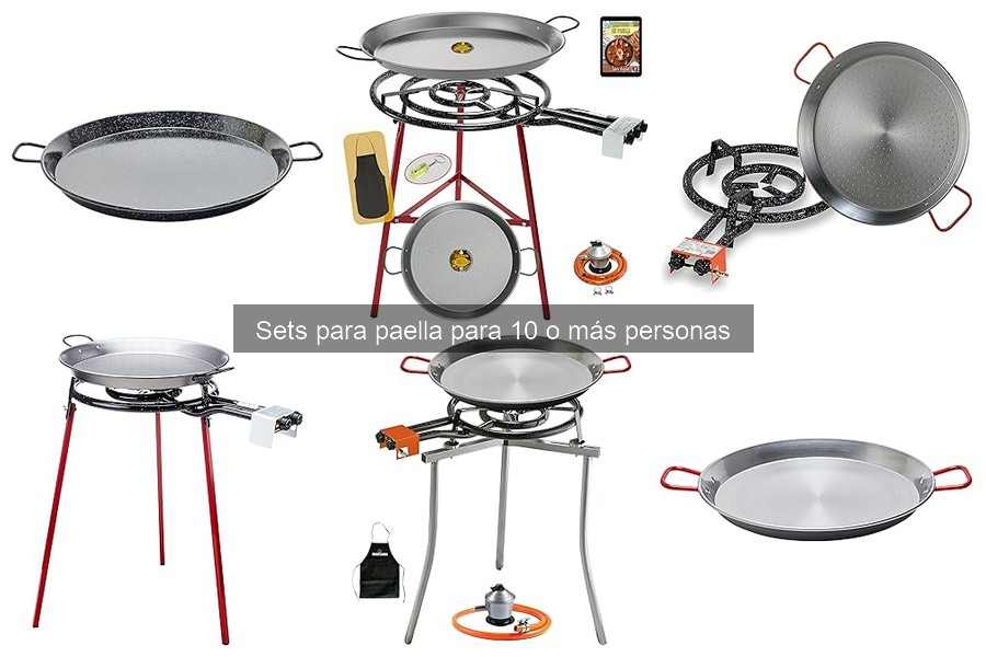 Ventajas de usar un set para paella para 10 o más personas