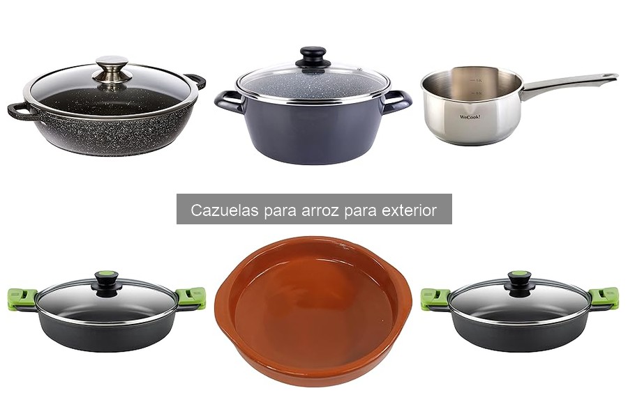 Ventajas y desventajas de cazuelas para arroz en exterior