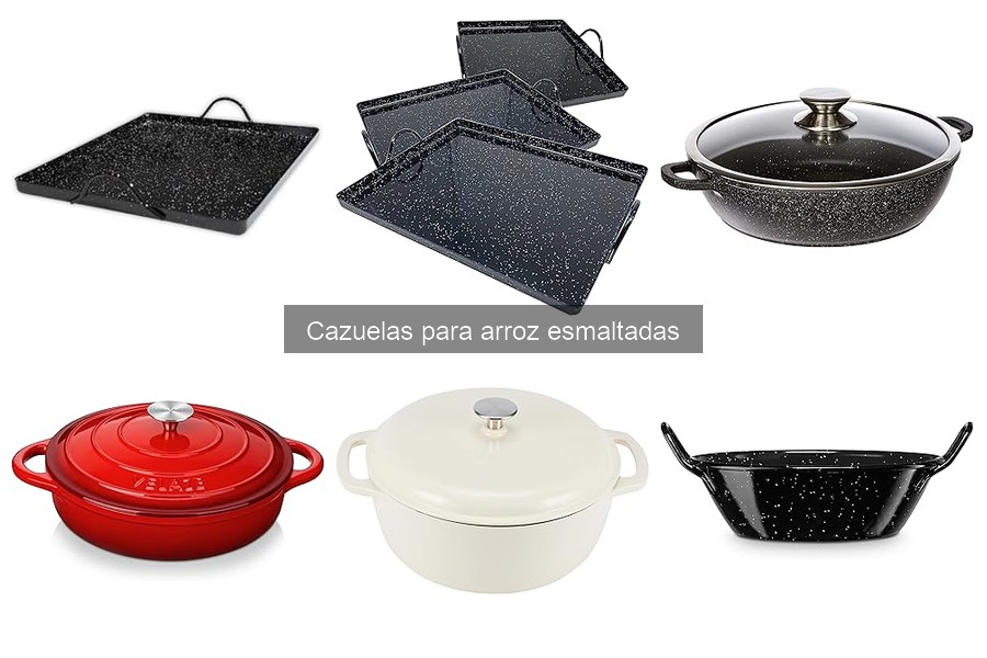Ventajas y desventajas de las cazuelas esmaltadas para arroz