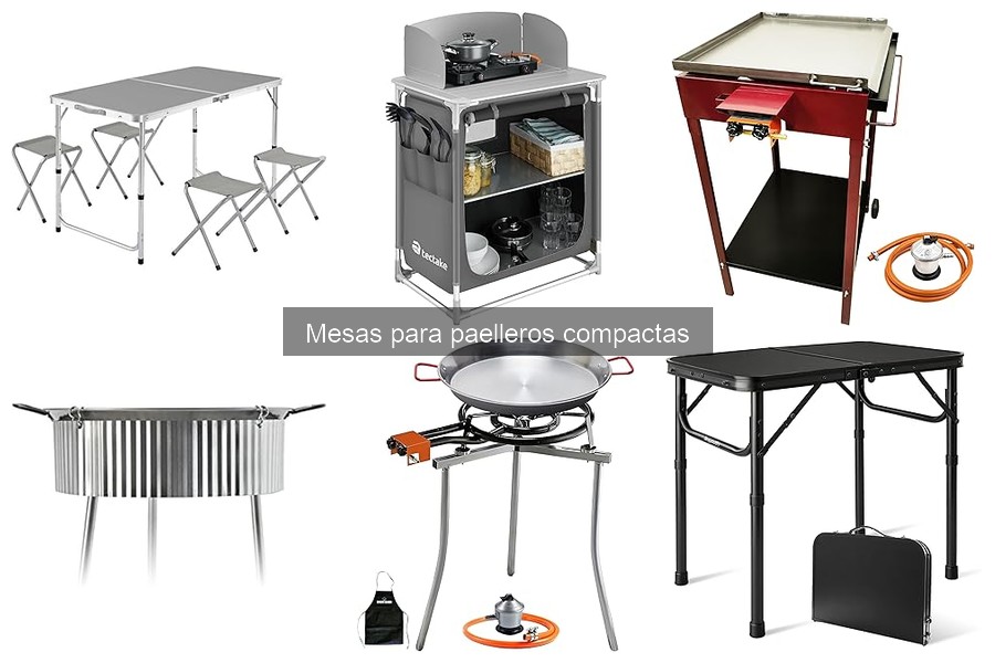 Ventajas y desventajas de mesas para paelleros compactas