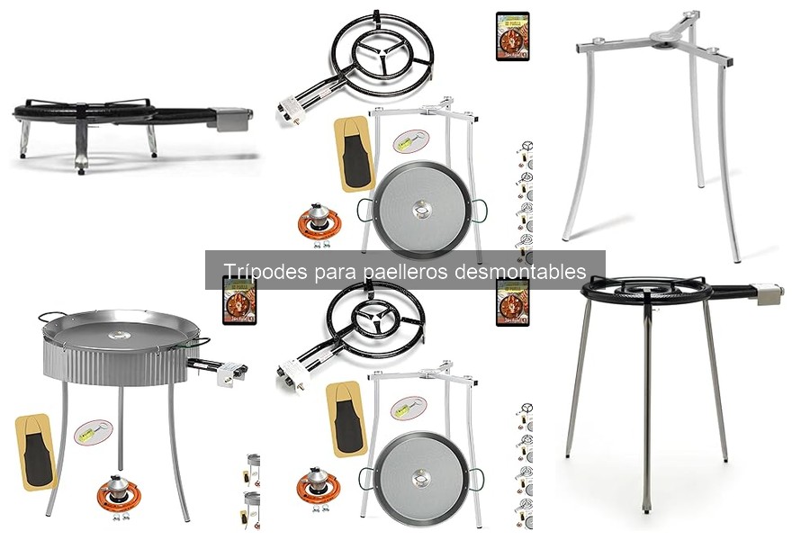 Ventajas y desventajas de trípodes para paelleros desmontables