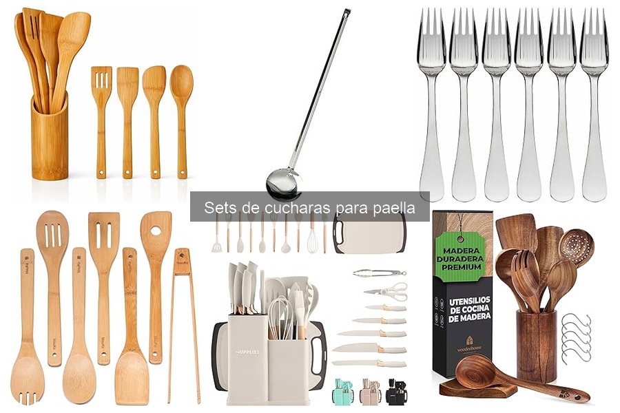 Ventajas y desventajas de usar sets de cucharas para paella